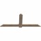 Ekena Millwork Eugene Smooth Timber Gable Bracket, Douglas Fir, 72"W x 30"H x 1 1/2"D x 5 1/2"F, 10/12 Pitch GBW072X30X0206EUG00SDF - alternate 2